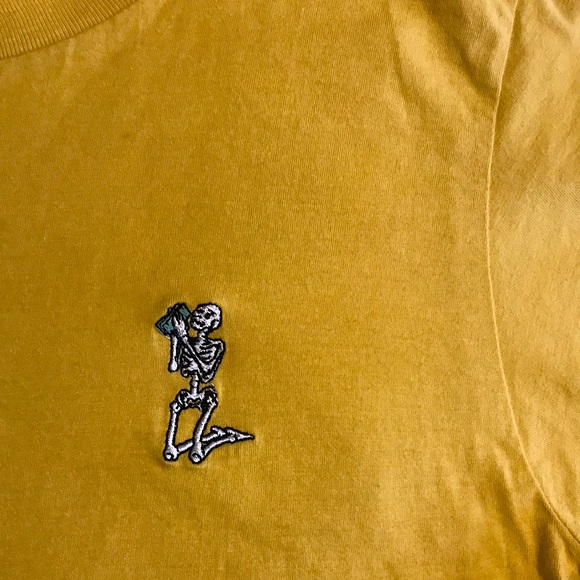 Skeleton Cropped T shirt - Picture 3 of 5